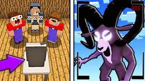 2 НУБА И ДЕВУШКА ПРО ЗАСНЯЛИ БАРАНА ИЗ 99 НОЧЕЙ В ЛЕСУ РОБЛОКС В МАЙНКРАФТ