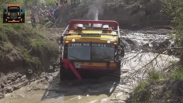 Внедорожные возможности грузовика Tatra 6x6 смотреть онлайн