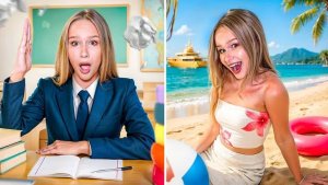 Сбежала со школы в отпуск мечты // EVA mash