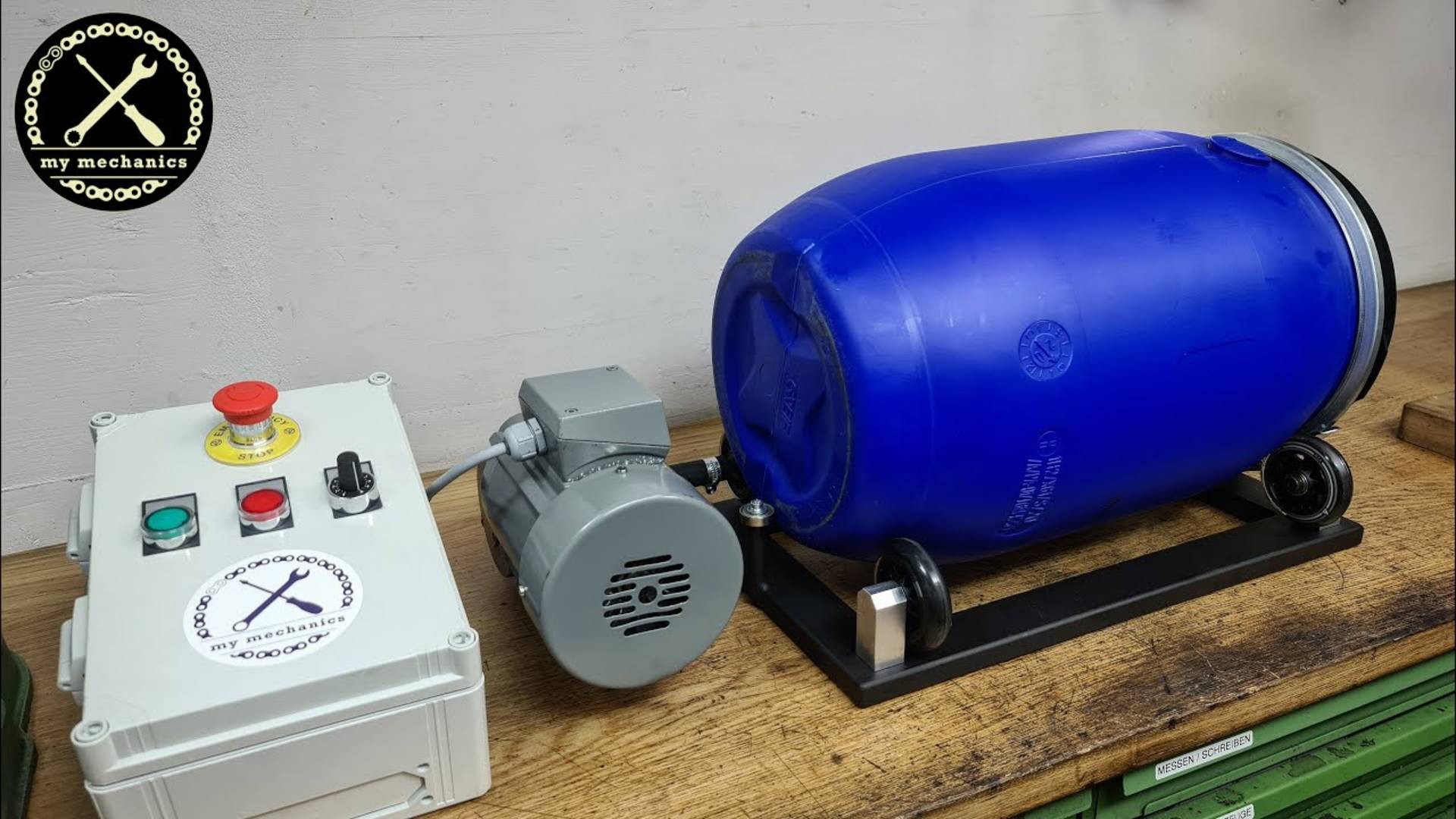 Building A Huge Rotary Tumbler From Scratch - Homemade Rotary Tumbler (1080p_25fps_H264-128kbit_AAC)