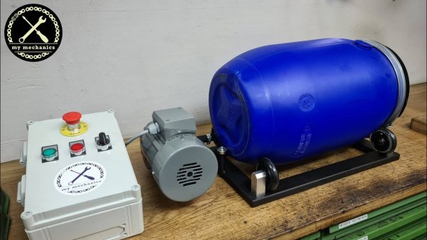 Building a Huge Rotary Tumbler from Scratch - Homemade Rotary Tumbler (1080p_25fps_H264-128kbit_AAC)