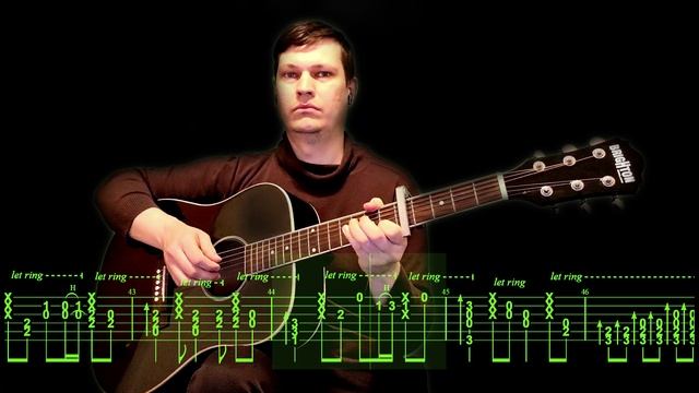 Scorpions - Love Will Keep Us Alive acoustic guitar fingerstyle cover gtp tabs tuturial смотреть онлайн
