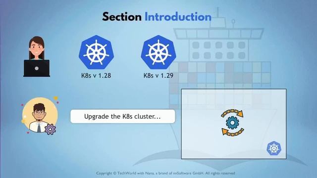 16.1 Section Introduction (Upgrade K8s Cluster) смотреть онлайн