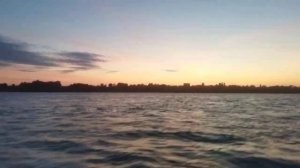 Первый тест ветерка гибрид. Казанка пионерка.  24км по течению в 2м. 14 против