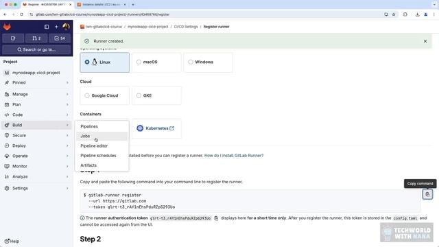 4.12 Add Docker Runner on EC2 Instance смотреть онлайн