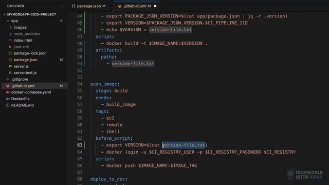 6.2 Configure Dynamic Versioning for Docker Image смотреть онлайн