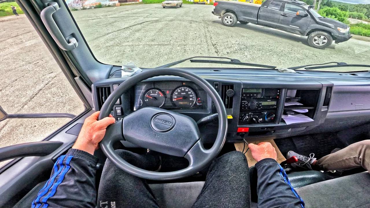 2012 ISUZU Elf 5.2 MT - ТЕСТ-ДРАЙВ ОТ ПЕРВОГО ЛИЦА смотреть онлайн