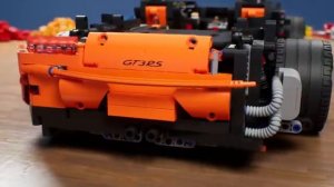 Сборка LEGO Porsche 911 GT3 RS на максимальной скорости