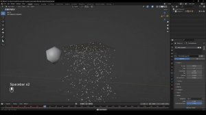 Дождь в Blender за минуту | №5