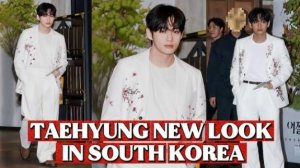 Принц Ви вернулся☺️Новое появление Тэхёна в Сеуле потрясло Интернет!