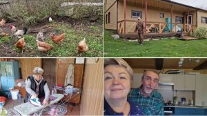 ДОЖДИК ПРОГНАЛ НАС В ДОМ. ПЕРЕГЛАДИЛА КУЧУ БЕЛЬЯ И ПОШЛИ ОБЕДАТЬ.