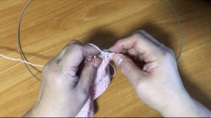 Разновидность теневого узора спицами