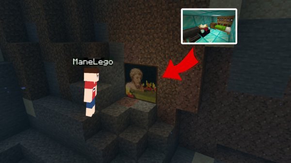 Я нашёл секретную комнату под водой в Майнкрафте | ManeLego minecraft