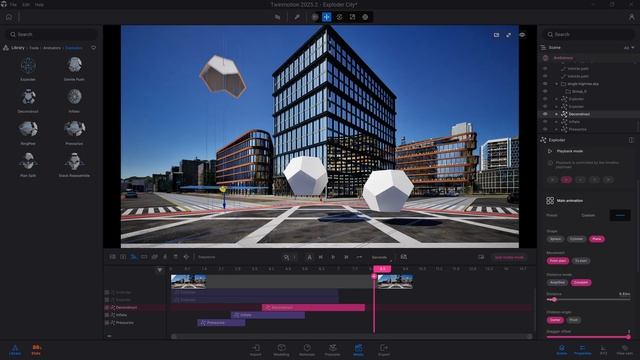 Exploder Animators _ Twinmotion 2025.2 Tutorial