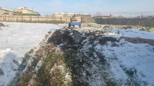 Мотоблок Huter MK-8000 big foot и прицепная телега Forza Тпм2-221.