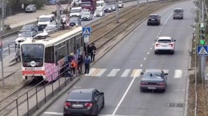 ДТП в Улан Удэ - Пьяный и Трамвай "Хоть бы хны!"