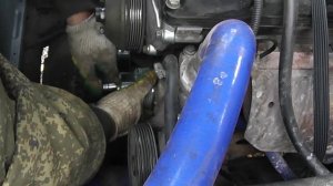 Ремонт УАЗ не удался замена вискомуфты и натяжителя