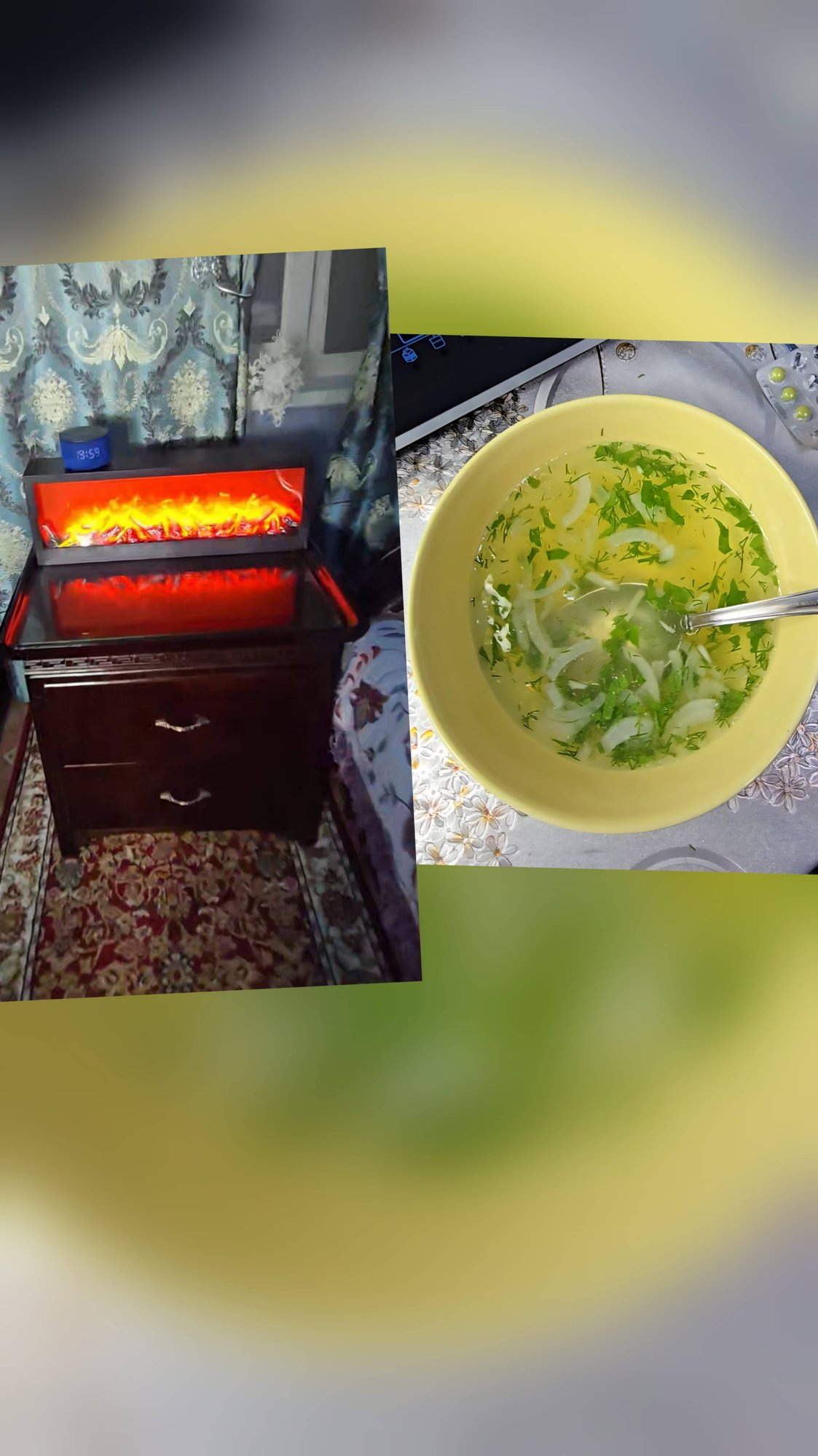 Заболела 🤒 Куриный Бульон 🍛 Распаковка камина 🔥 смотреть онлайн