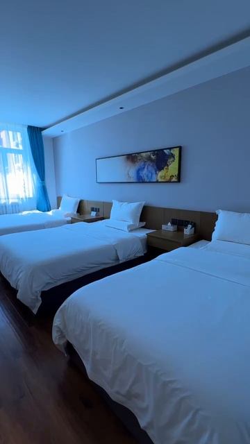 Видеообзор гостиницы Ван Цзян, г. Хэйхэ, Китай 2 корпус, Трехместный номер