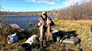 Добыл рябчиков. Изба охотников. Поймал щук.