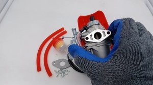 Карбюратор нового образца 49сс 2т стандарт для детского квадроцикла / мотоцикла