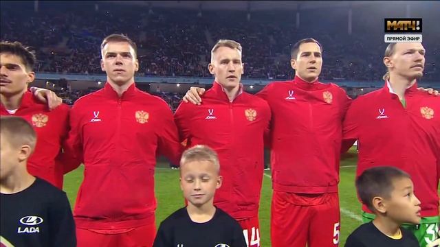 Гимн России в исполнении Натальи Подольской | Россия – Иран смотреть онлайн