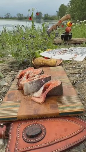 Планировали рыбу на природе ,а получился целый пикник 🧺