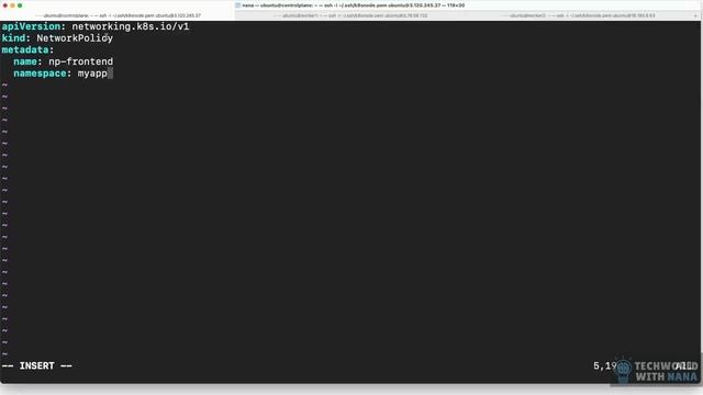 19.3 Configure Network Policies for Cluster смотреть онлайн