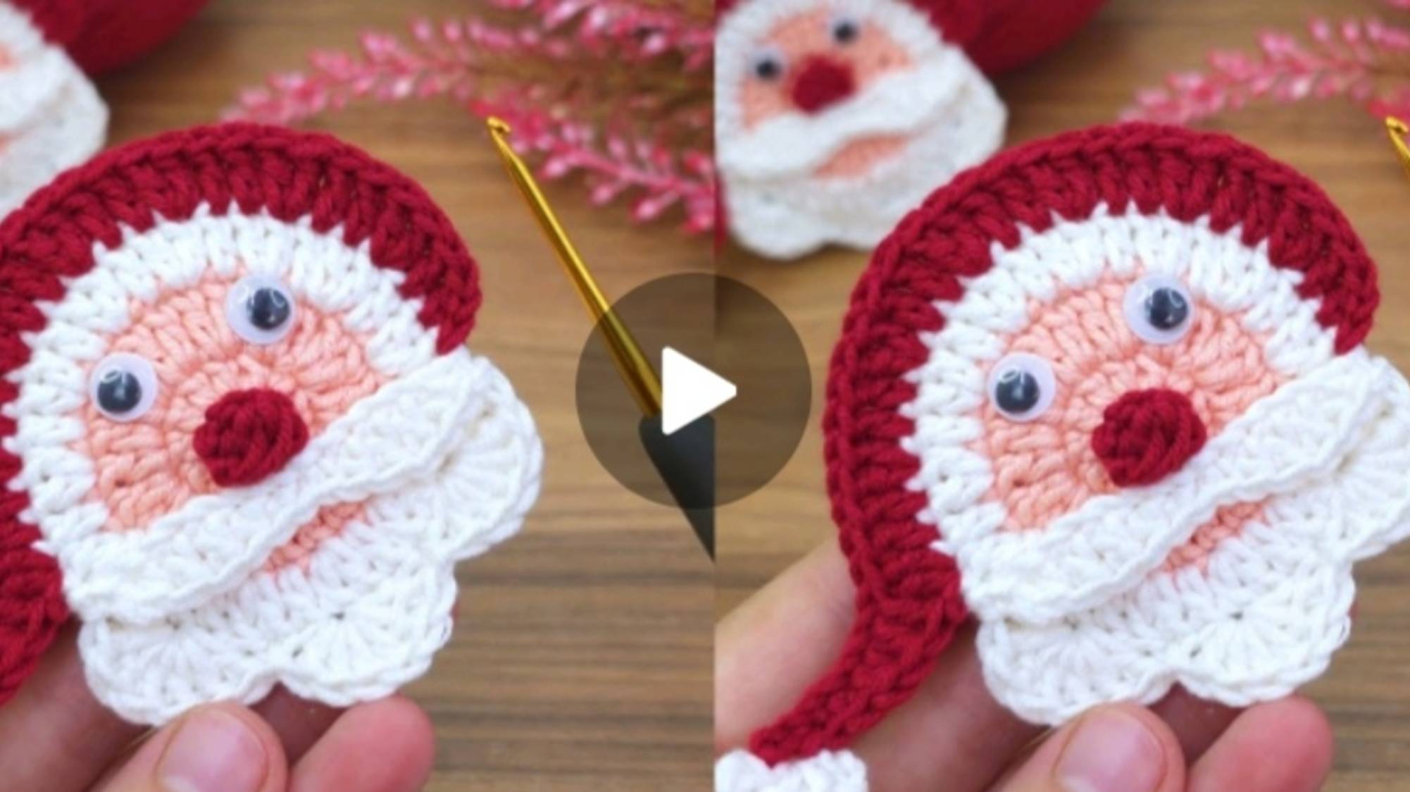 Дед мороз крючком 🎅 #вязаниекрючком #все_в_жизни_связано смотреть онлайн