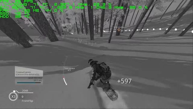 Тест ноутбука DEXP Ares E113 в игре Steep GTX 960M 2GB+Intel i7-4720HQ