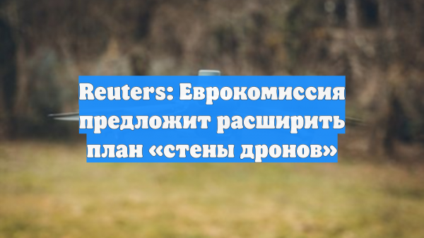 Reuters: Еврокомиссия предложит расширить план «стены дронов»
