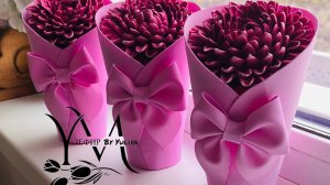 Упаковка стакана из фоамирана