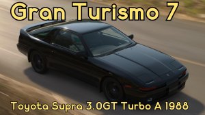 Toyota Supra 3.0GT Turbo A 1988: Японский Воин Турбо-Эпохи в Gran Turismo 7.