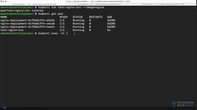 3.6 Connect to nginx Pod смотреть онлайн