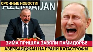 Азербайджан в панике! Премьер Асадов умоляет ЕАЭС_ «Не губите наш экспорт!»