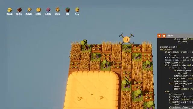 Играем и учимся кодить: в Steam вышла Farmer Was Replaced, в которой нужно автоматизировать! смотреть онлайн