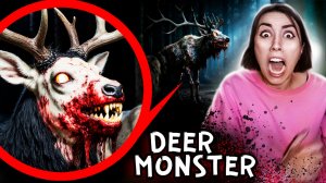 Настоящий DEER MONSTER 99 Nights Попал на КАМЕРУ в Реальной жизни - ЗОМБИ Олень