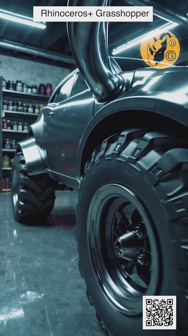 Rhinoceros и Grasshopper в курсе. - лучшее для дизайна для новичков! #grasshopper #shorts