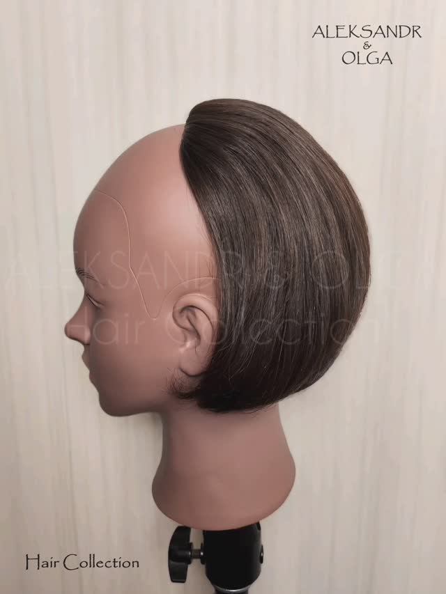 Лёгкий ШИНЬОН - накладка, с невидимым краем - В НАЛИЧИИ (арт. НШрк - 069) #изделияизволос #постиж смотреть онлайн