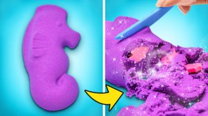 Делаем блестящий кинетический песок ✨ Простые поделки от Сью и Сэма 🎨