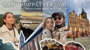 Калининград за 4 дня или гастротур по кусочку Европы в России