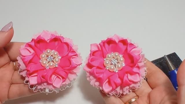 МК бантиков из ролика 8💕💕💕 Мастер класс бантиков