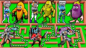 ВЫБЕРИ ПРАВИЛЬНУЮ версию , чтобы спасти ее от итальянских мемов против туалета СКИБИДИ в МАЙНКРАФТЕ