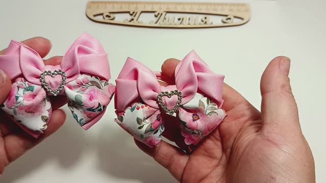 МК бантиков 😍😍😍 из ролика 15❤️ Мастер класс бантиков смотреть онлайн