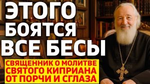 САМАЯ СИЛЬНАЯ МОЛИТВА КИПРИАНА Ее боятся все бесы - священник о молитве Киприана от порчи и сглаза [