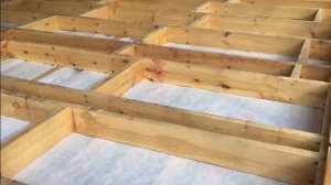 Строительство чернового пола при каркасном строительстве домов ОСП