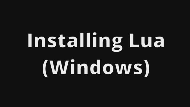01_LUA BASICS_installing_running Lua (VSCode)