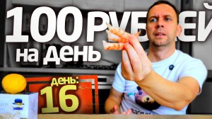 100 РУБЛЕЙ на ДЕНЬ 🥟 день 16 😁 Сотка это 8 ЧЕБУРЕКОВ с МЯСОМ