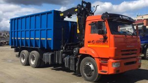 Отгружен ломовоз на шасси КАМАЗ 65115-50 с ГМУ VM10L74