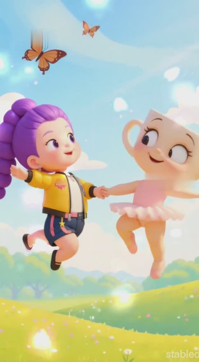 Капучино Балерина и Руми: Танец друзей